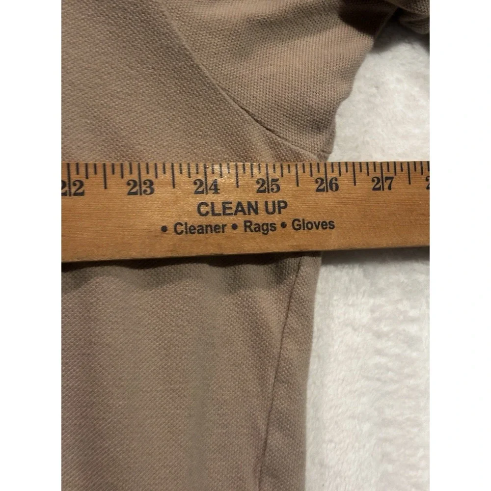 Vintage Polo Ralph Lauren Mens‎ XXL Classic Tan Polo Shirt Short Sleeve Khaki